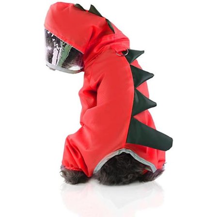 Heijastava sarjakuva sadetakki kesäkoiran vaatteet pienille koirille nailonpentu