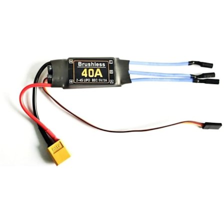 40A børsteløs ESC XT60 stik holdbare RC komponenter tilbehør hastighedsregulator motor FPV Quadcopter helikopter
