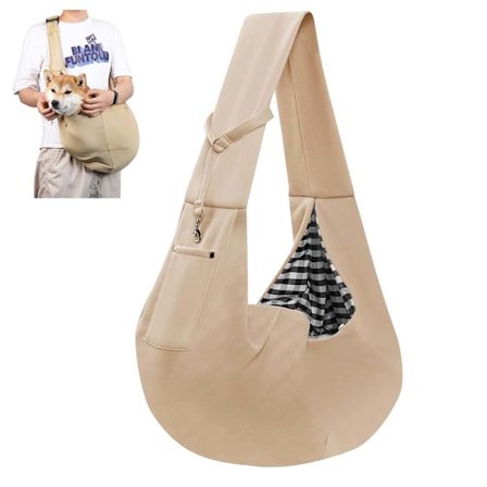 Hundbärsele - Vattentät & Andningsbar - Bärsele för Små Hundar och Katter (Max 10 kg) - Idealisk för Resor, Promenader och Shopping - Lättviktig och 