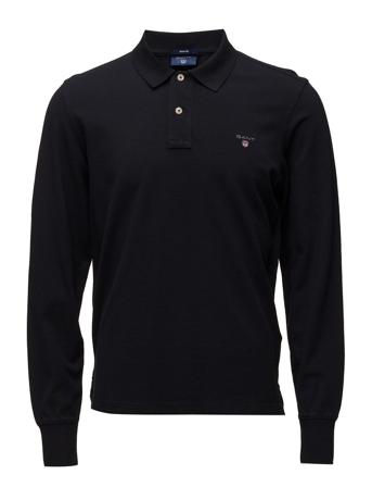 Original Pique Ls Rugger Polos Long-sleeved Blå GANT