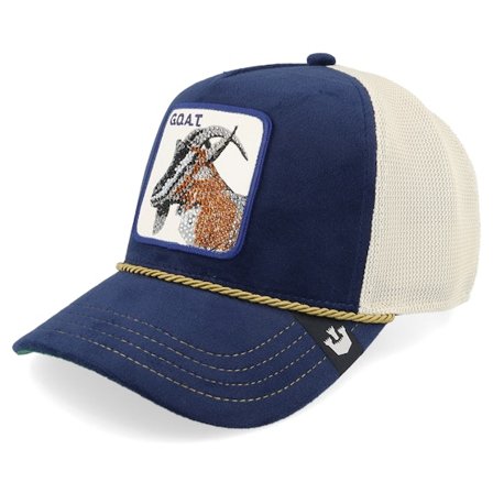 Goorin Bros. - Blau trucker Cap - Sapphire Goat Velvet Jewel Tones Blue A-Frame Trucker @ Hatstore