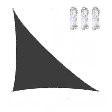 3x3x4,3m/4x4x5,7m/5x5x7,1m Vandtæt Solsejl Trekant til Have Terrasse Udendørs Markiser Baldakin-Xin