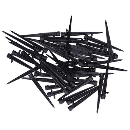 50 kpl 360 asteen säädettävät kastelutipattimet 8-reikäinen puutarhan kasteluletku 4/7 letkulle