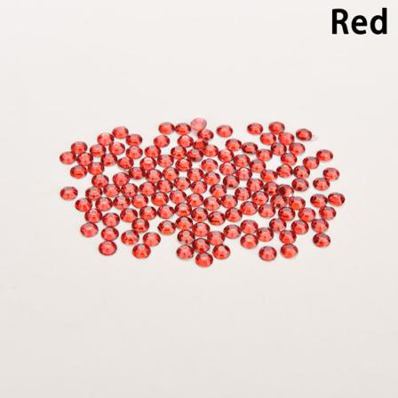 Lots 1000st Rhinestone Facetter Flatback Kristall Runda Pärlor