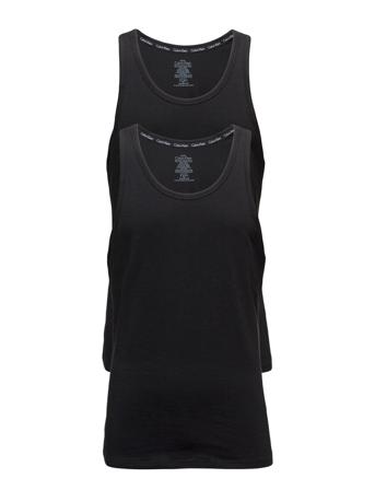 2P Tank T-shirt Ærmeløs Sort Calvin Klein