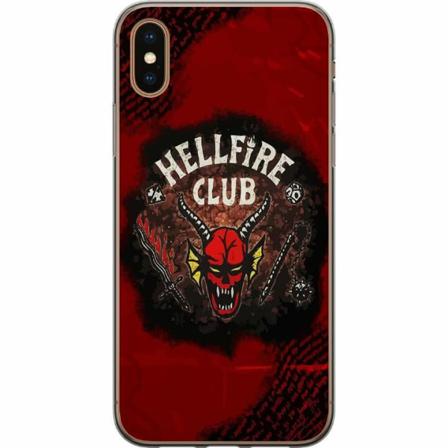 Apple Iphone X Mjukt Skal - Hellfire Club - Stranger