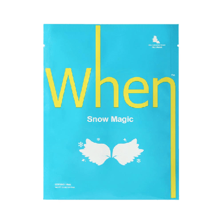When Snow Magic Sheet Mask Ansiktsmask & peeling Dam 23G