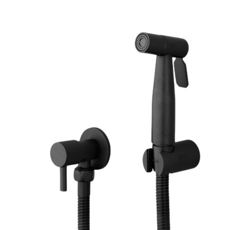 Håndholdt toalett bidet sprøyte med messing ventil rustfritt stål bidet dusj hygienisk dusj