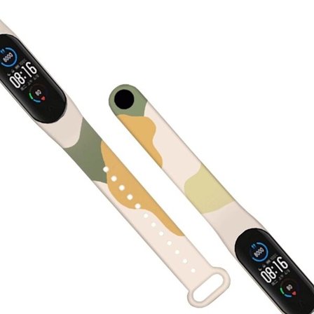 Rem Moro band för Xiaomi Mi Band 3 / 4 silikonrem klockarmband mönster 10