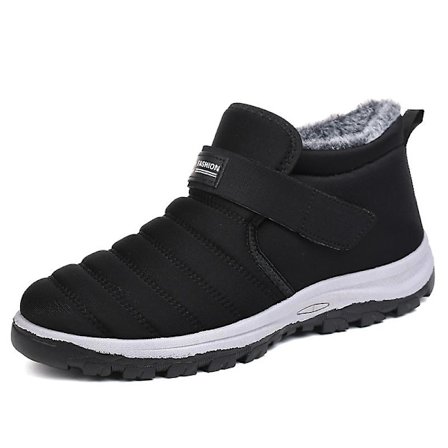 Herrestøvler Lette Vintersko til Mænd Snestøvler Vandtætte Vintersko 007 Sort