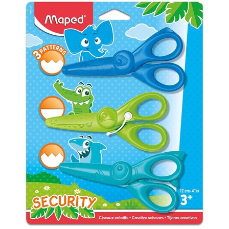 Maped Kidicraft Kinder Sicherheit Handwerk Schere Pack von 3