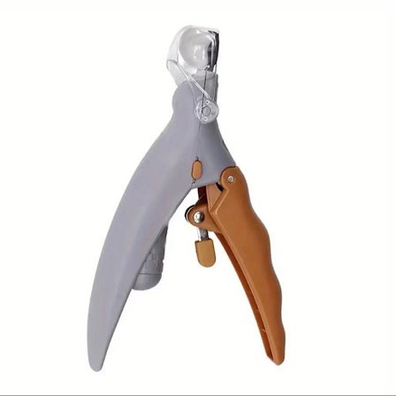 Katte- og hundeklippemaskin med LED-lys, anti-klipping, forstørrelsesglass for kjæledyr