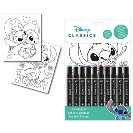 Disney Lilo & Stitch Malersæt til Børn – 10 penne