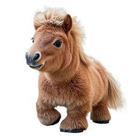 Plysj Robot Hest Leke Går Plysj Interaktiv Robothest Batteridrevet Nydelig Dyr Leke Gave til Barn Alder 3+