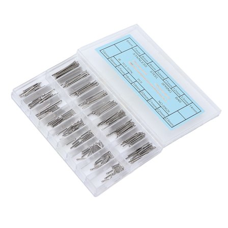 Ur Splitstifter Legering Urrem Led Cotter Stifter Fjederstænger Værktøj 18 Størrelser