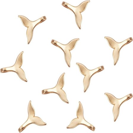 Whale Tail Shape Charms Whale Fish Tail Hängen svansform