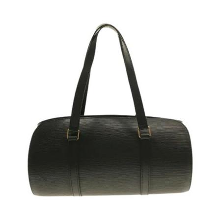 Louis Vuitton Vintage Pre-owned Læder hndtasker Sort, Dame Vintage Tasker, Størrelse: ONE Size