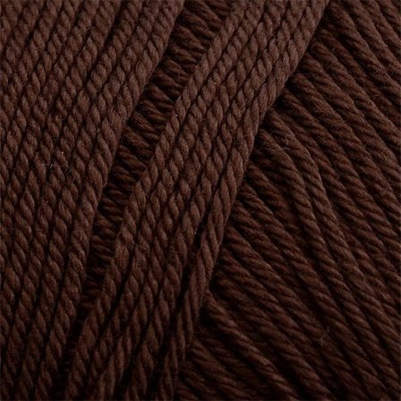 8/4 virkkuulanka, 200 g per kerä, ruskea