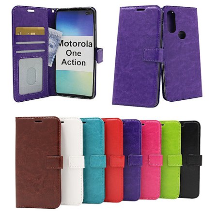 Crazy Horse Wallet Motorola One Action