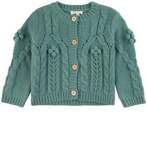 Kids - Louise Misha Sauge Sookie Knit Cardigan 10 Years - Jumpers and knitwear - 10 years - Green - Mädchen
