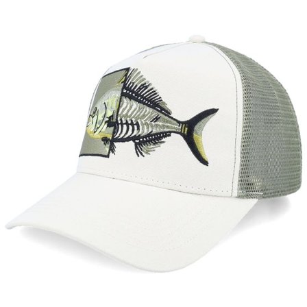 Upfront - Beige trucker Keps - Apollo Stone A-Frame Trucker @ Hatstore