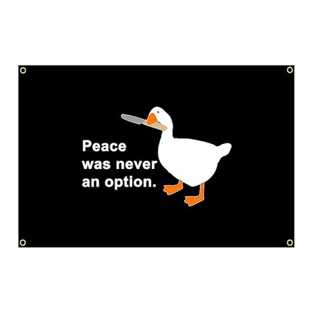 3Jflag 90x150cm Fred var aldrig ett alternativ Flagga Inredning banner gobeläng (FMY)