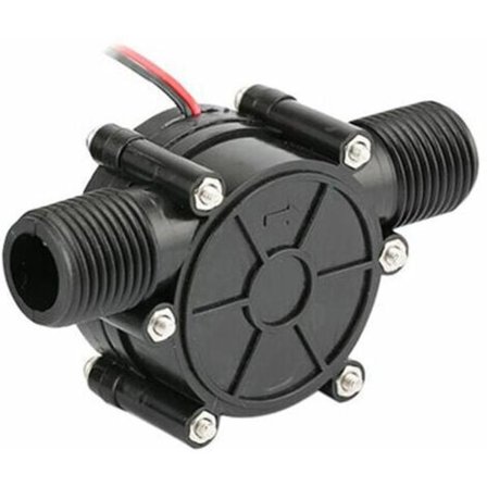 Hydroelektriskt vattenflödespump DIY-generator, 12V