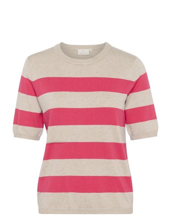 Kalizza Striped Knit Beige Kaffe