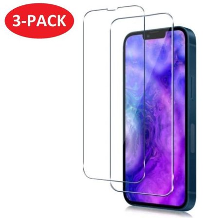 3-PAKK - iPhone 13/13 Pro Skjermbeskytter i herdet glass
