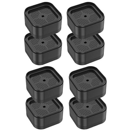 8-delt møbelhæversæt, egnet til kraftige senge, stole, borde, fodskamler og skridsikre gulvmøbler.