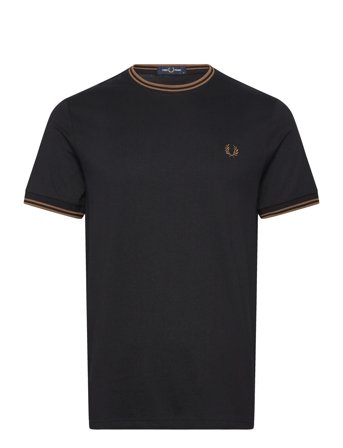 Fred Perry Twin Tipped T-Shirt - Black - XS