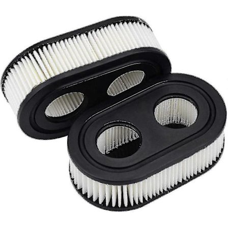 2 stk. luftfilter til plæneklipper til Briggs & Stratton, 593260, sort
