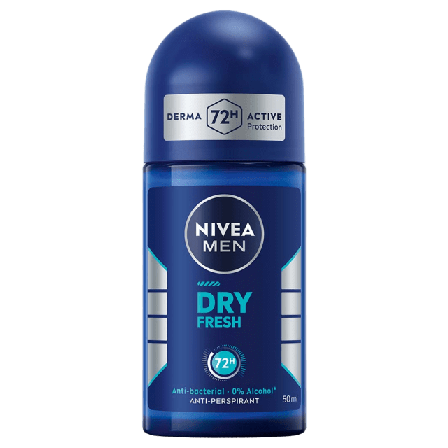 NIVEA Antiperspirant Deo Dry Fresh Roll On 50 ml MEN Herr