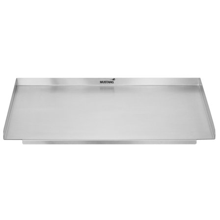 Mustang Pizzabrett 60 x 55 cm' - 'Rustfritt stål