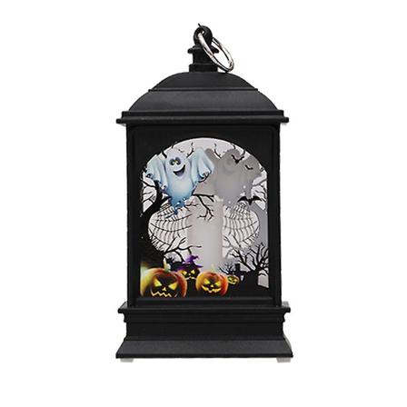 Halloween Led-lampor Dekorativ Prop Plast Svart 1 Styck
