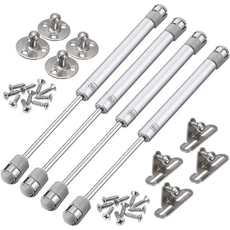 4 stk. Gasstøtte 100N Hydrauliske Hængsler Gasstøtter Gasstøtte Hydraulisk Møbel Luftfjeder Køkken Hydraulisk Til Løft Dør Skab Køkkenmøbler