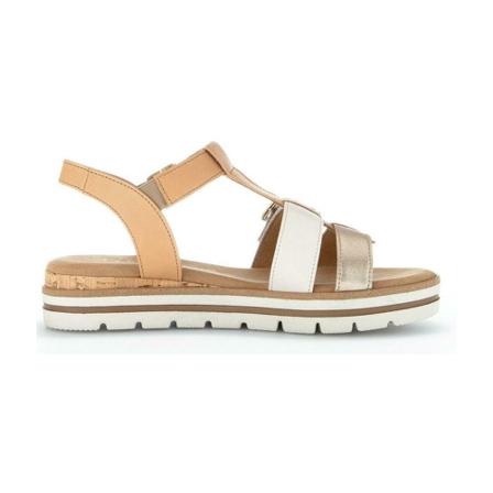 Gabor, multi casual open sandals Beżowy, Kobieta, Rozmiar: 38 EU