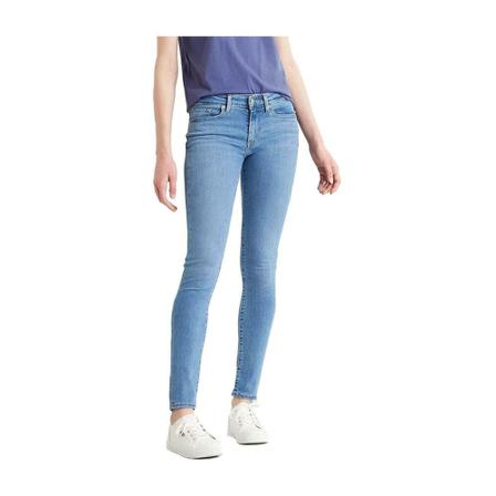 Levi's, 711 Skinny Jeans Blauw, Dames, Maat:W29 L30