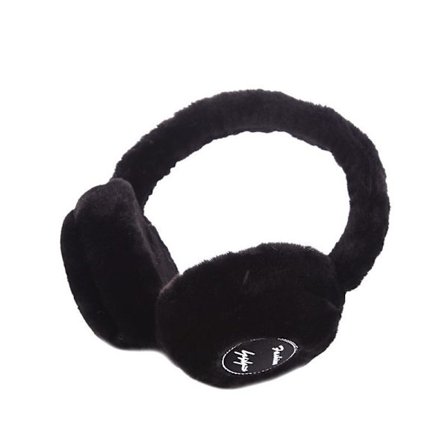 Trådlösa Bluetooth 5.0 Uppladdningsbara Over-Ear Hörlurar med Extra Mjuka och Varma Öronmuffar, Mikrofon (svart)