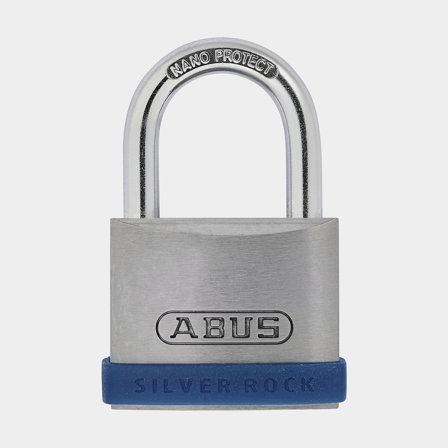 Cadenas ABUS 5/40KA Silver Rock, verrouillage identique, Ø6.5 mm, argent, 2-pack
