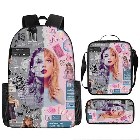 Taylor Swift Taylor Swift Barneskole og ungdomsskole Skolesekker Barnehagesekk Ryggsekk Stil 1