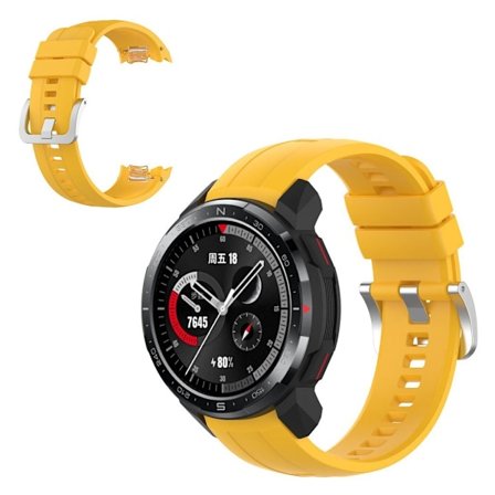 Honor Watch GS Pro silicone watch band - Yellow