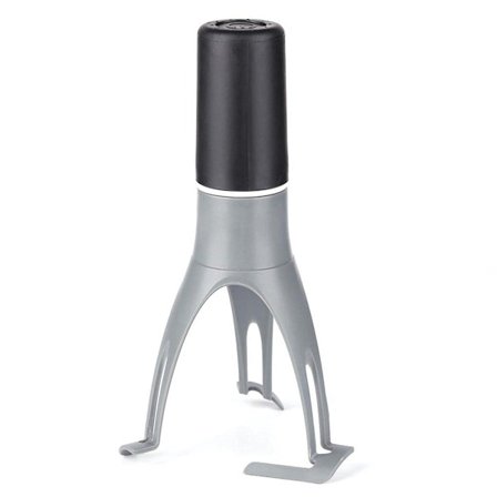 Automatisk elektrisk omrører – Trådløs æggepisker i rustfrit stål – Håndfri pisker til saucer, supper og grød – Varmebestandig og tåler opvaskemaskine