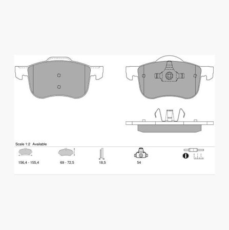 Bromsbelägg - Biltema