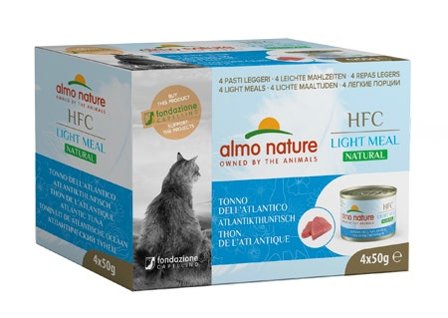 Almo Nature Natural Light Meal Cibo Umido Tonno Dell'Atlantico