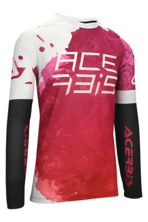 Crossshirt Acerbis J Windy Vent Watermark Lila/Weiß M