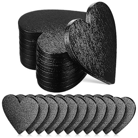 20 stk. træhjerter hjerteformede træskiver dekorative hjerter til bordkort borddekoration DIY håndværk