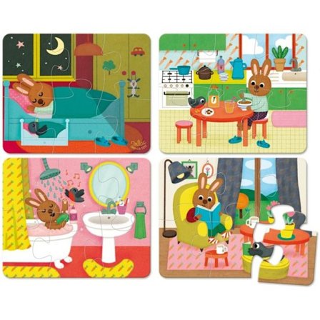 Pussel 4 x 6 bitar: Huset