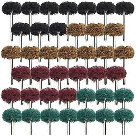 40-pak 25 mm slibende polerskivesæt til roterende værktøj - 25 mm (Fww)