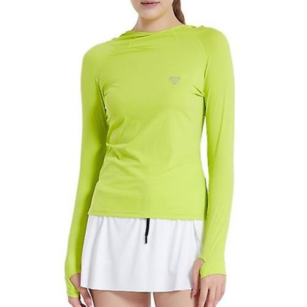 Dam solskydd tröja skjorta långärmad utomhus UV tröja